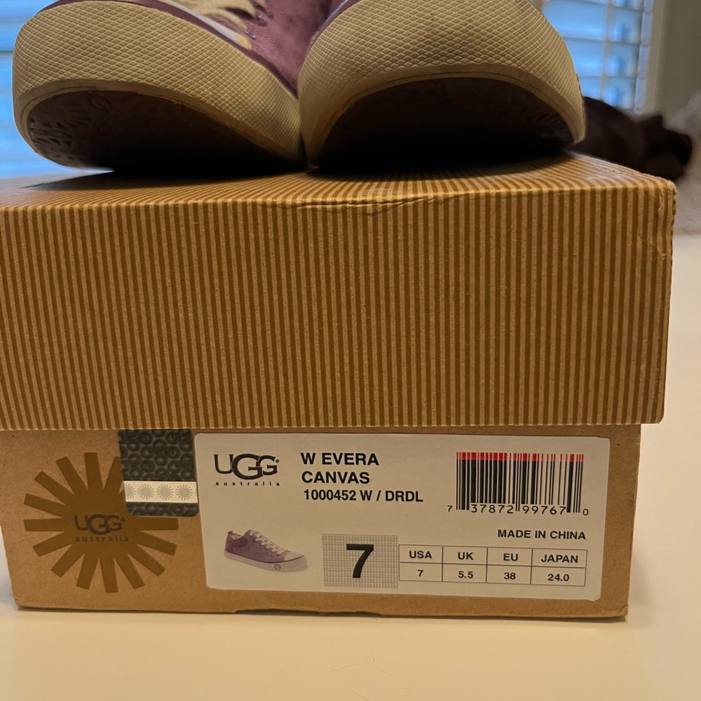 Cute Purple Lavender Ugg sneakers - Picture 6 of 7